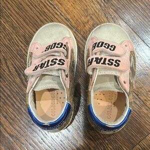 Golden Goose Kids Star Sneakers - Pink and Blue